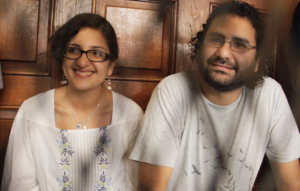 Mona Seif and her brother Alaa